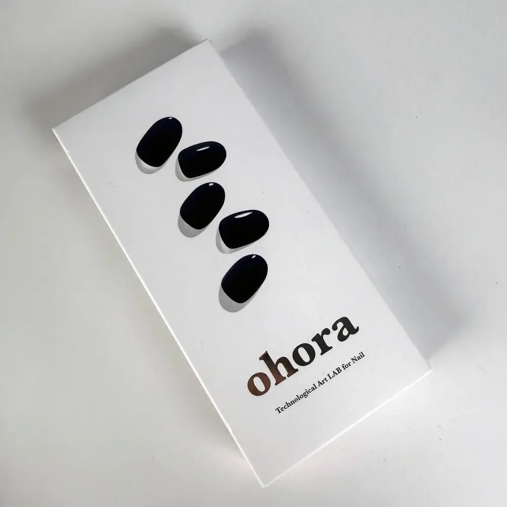 Ohora N Royal Navy Semi Cured Gel Nail Polish Strips NB-004-G